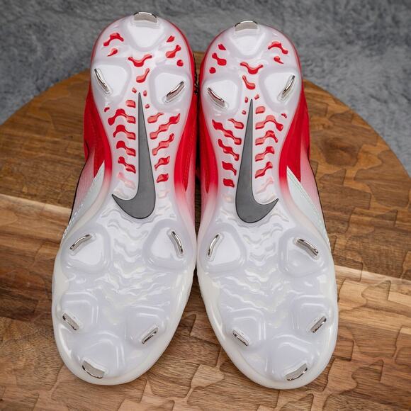 Nike Hyperdiamond 4 Elite Softball Cleats Red/White Women's 8.5 CZ5917-600 READ - Picture 6 of 8